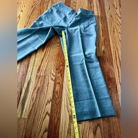 Talbots Petites Women’s Size 10 Gray Wool Dress Slacks Pants Lined - Picture 5 of 10